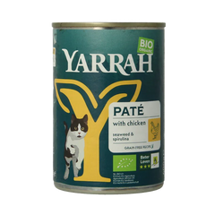 Yarrah Kat pate met kip bio 400 Gram