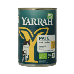 Yarrah Kattenvoer pate met kip bio 400.00 Gram