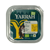 Yarrah Hondenvoer pate met kip en zeewier bio 150.00 Gram
