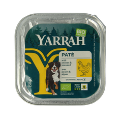 Yarrah Hondenvoer pate met kip bio 150 Gram