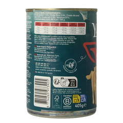 Yarrah Hondenvoer chunks rund en kip in saus bio 405.00 Gram