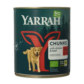 Yarrah Hond brok rund & kip in saus bio 820 Gram
