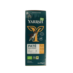Yarrah Hondenvoer multipack pate kip rund kalkoen bio 150 Gram