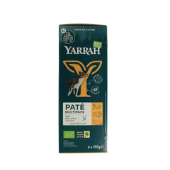 Yarrah Hondenvoer multipack pate kip rund kalkoen bio 150.00 Gram