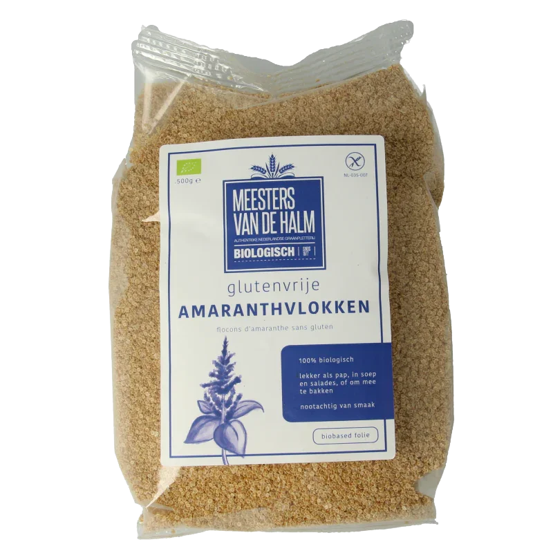 De Halm Amaranthvlokken bio 500 Gram