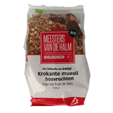 De Halm Muesli krokant bosvruchten bio 500 Gram