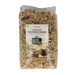 De Halm Havergranola crunchy chocolade/banaan bio 1 Kilogram