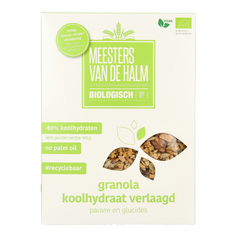 De Halm Granola koolhydraat verlaagd bio 350.00 Gram