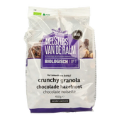 De Halm Granola choco/hazelnoot bio 450 Gram
