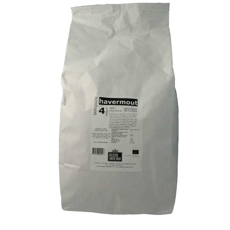 De Halm Havermout bio 4000 Gram