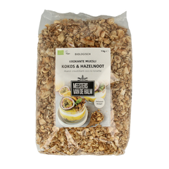 De Halm Muesli krokant kokos en hazelnoten bio 1.00 Kilogram