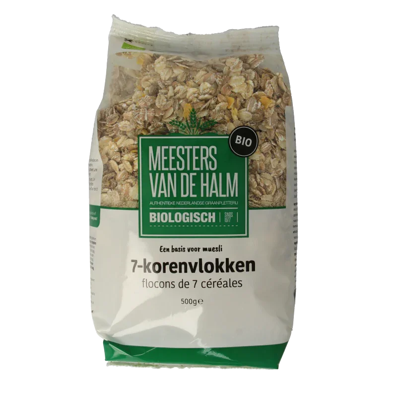 De Halm 7-Korenvlokken bio 500 Gram