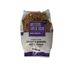 De Halm Crunchy granola appel/kaneel bio 450 Gram