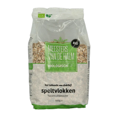 De Halm Speltvlokken bio 500 Gram