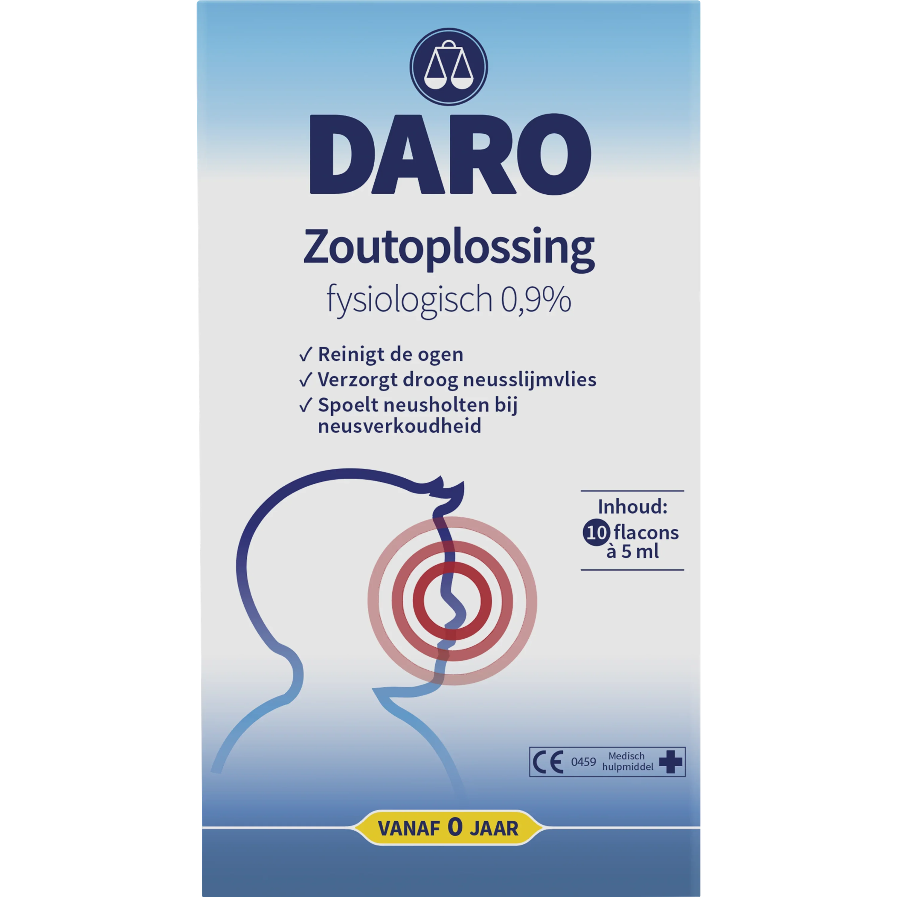 Daro Kind fysiologische zoutoplossing 5ml 10 Ampullen