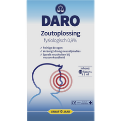 Daro Kind fysiologische zoutoplossing 5ml 10.00 Ampullen