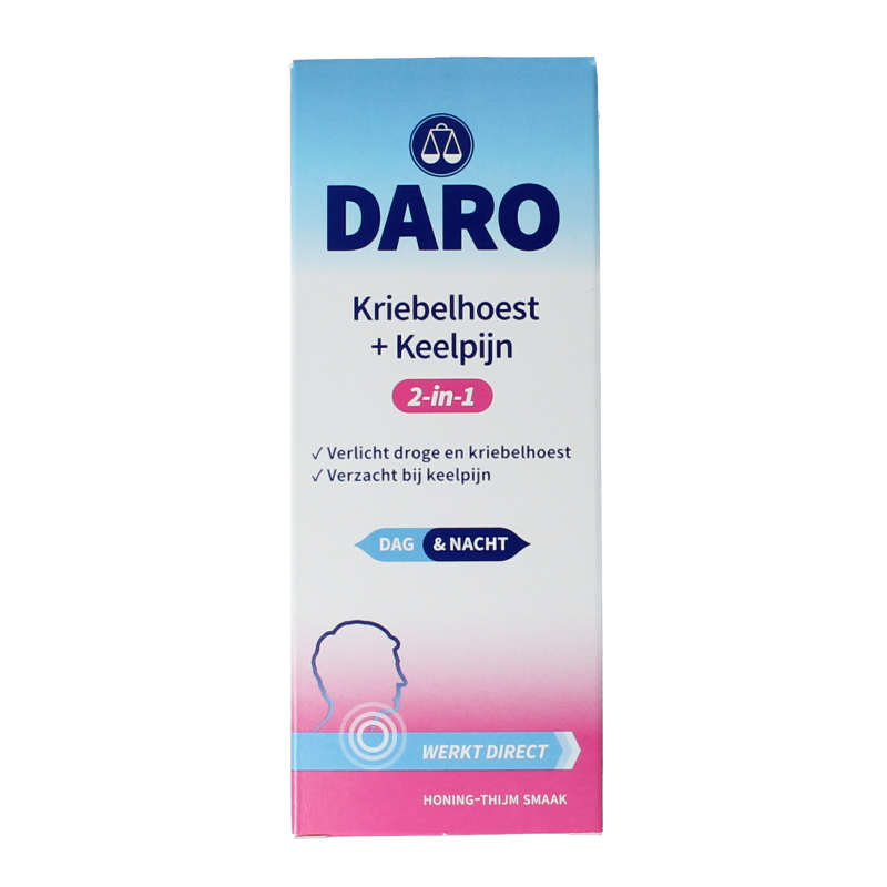 Daro 2 in 1 Kriebelhoest en keelpijn 150 Milliliter