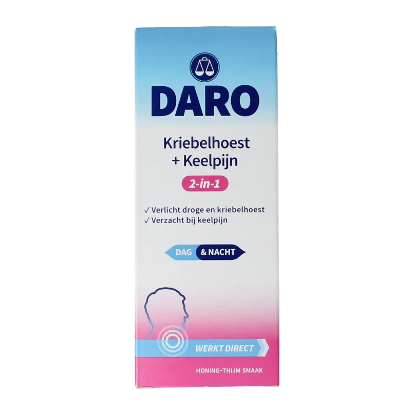 Daro 2 in 1 Kriebelhoest en keelpijn 150 Milliliter