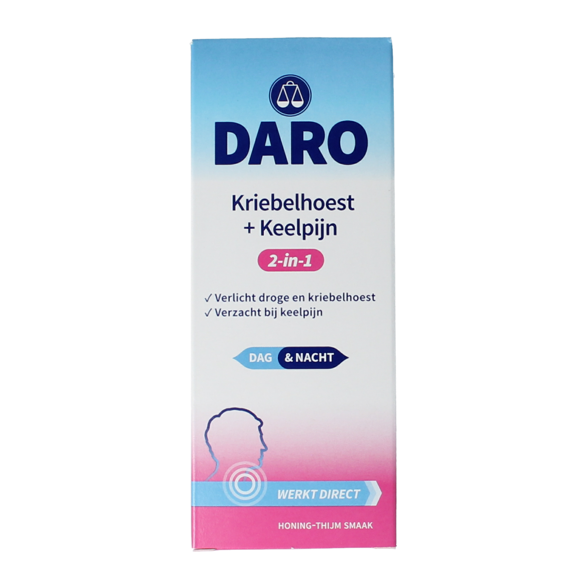 Daro 2 in 1 Kriebelhoest en keelpijn 150.00 Milliliter