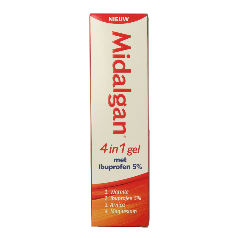 Midalgan 4 in 1 gel + 5% ibuprofen 100.00 Gram