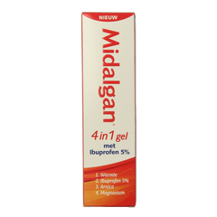 Midalgan 4 in 1 gel + 5% ibuprofen 100 Gram