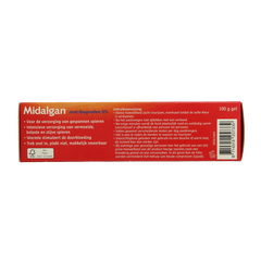 Midalgan 4 in 1 gel + 5% ibuprofen 100 Gram