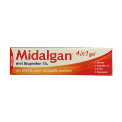 Midalgan 4 in 1 gel + 5% ibuprofen 100 Gram