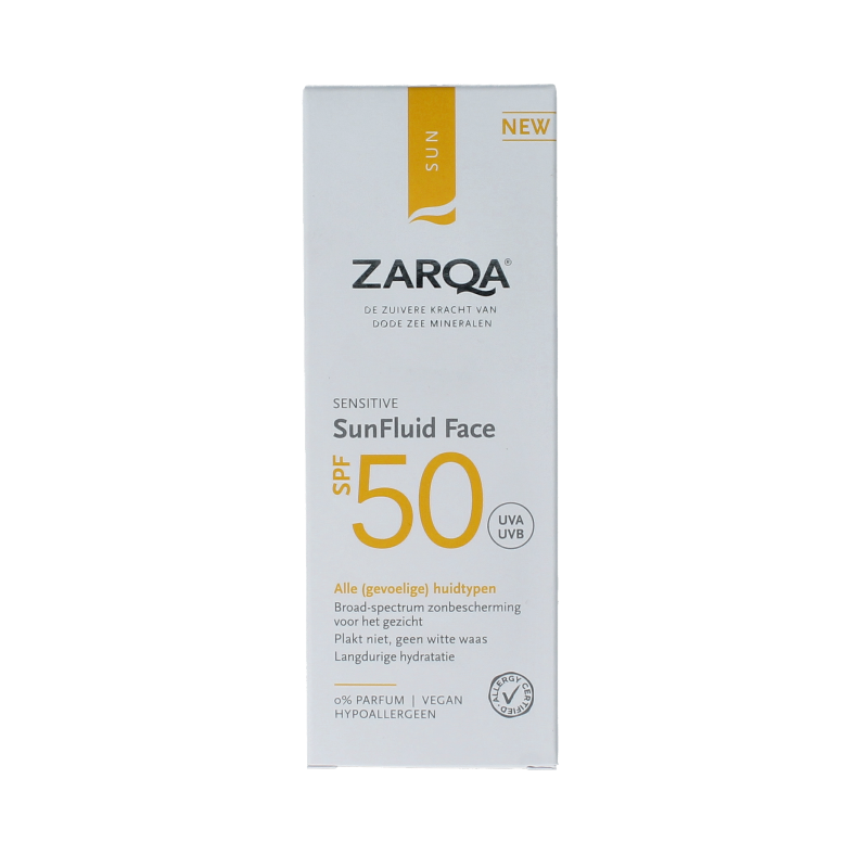 Zarqa Sunfluid SPF50 sensitive 50 Milliliter