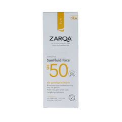 Zarqa Sunfluid SPF50 sensitive 50 Milliliter