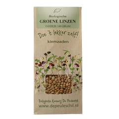 Peuleschil Groene linzen bio 140 Gram