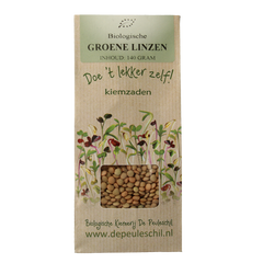 Peuleschil Groene linzen bio 140.00 Gram