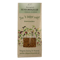 Peuleschil Fenegriek kiemzaad bio 130 Gram