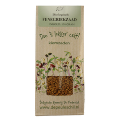 Peuleschil Fenegriek kiemzaad bio 130.00 Gram