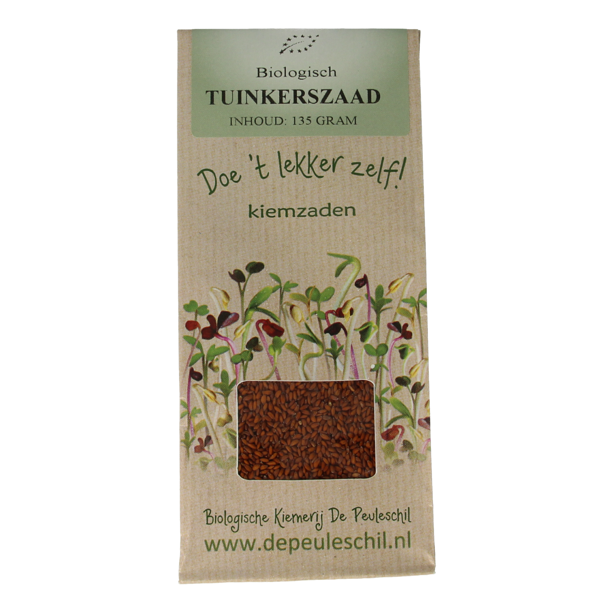 Peuleschil Tuinkerszaad bio 135.00 Gram