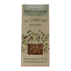 Peuleschil Tarwegras zaad bio 150 Gram