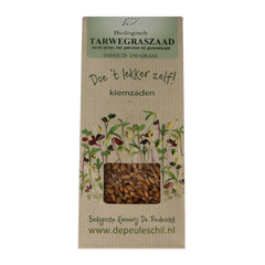 Peuleschil Tarwegras zaad bio 150.00 Gram