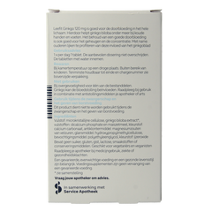 Leefit Ginkgo 60 Tabletten