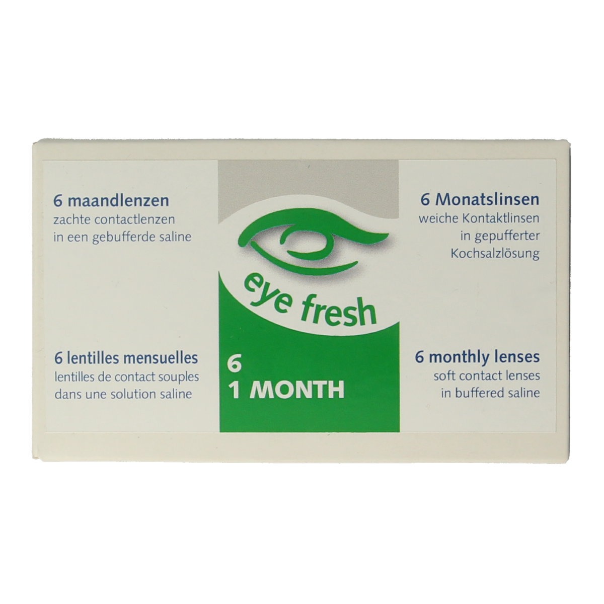 Eyefresh Maandlenzen -1.50 6.00 Stuks