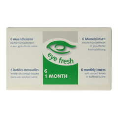Eyefresh Maandlenzen -1.50 6.00 Stuks