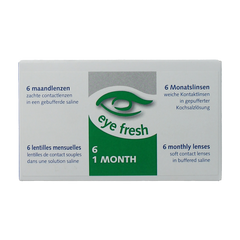 Eyefresh Maandlenzen -2.50 6 Stuks