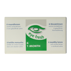 Eyefresh Maandlenzen -4.50 6.00 Stuks