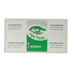Eyefresh Maandlenzen -6.00 6 Stuks