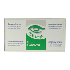 Eyefresh Maandlenzen -6.00 6.00 Stuks