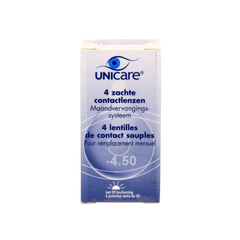 Unicare Maandlenzen -4.50 4.00 Stuks