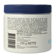 Orthica Vitamin poeder 250 Gram