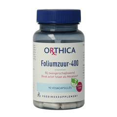 Orthica Foliumzuur 400 90 Vegetarische capsules