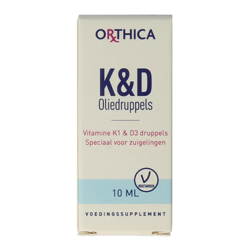 Orthica Vitamine K & D zuigeling 10 Milliliter
