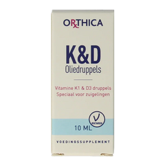 Orthica Vitamine K & D zuigeling 10 Milliliter
