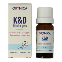 Orthica Vitamine K & D zuigeling 10 Milliliter