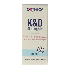 Orthica Vitamine K & D zuigeling 10 Milliliter